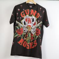 เสื้อวง Guns N Roses OVP โอเวอร์ปริ้น แนววินเทจ สกรีนทั้งตัว ผ้าฝอกสีเฟด เสื้อOVP เสื้อวงดนตรีต่างประเทศ เสื้อวงร๊อค