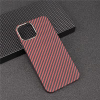 Pure Carbon Fiber Phone Case For iPhone 13 12 Pro Max Ultra-thin Aramid Fiber Phone Cover For iPhone 12 Mini