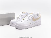 รองเท้าแอร์ฟอร์ซ วัน Toe Swoosh White Rattan SIZE.36-40 นุ่ม ใส่สบาย *งานจริงสวยมากกกก รองเท้าแฟชั่น รองเท้าลำลอง รองเท้าใส่เที่ยว รองเท้าผู้หญิง *V43