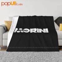 [High-end blanket] Moto Morini ผ้าห่มโลโก้ขนมิงค์เทียมผ้าคลุมโซฟาขนดก