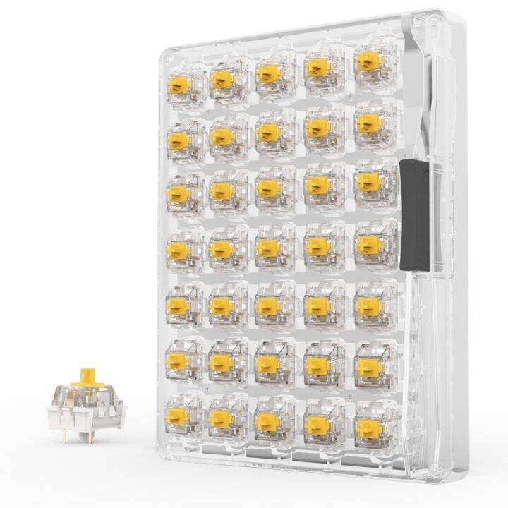 Yellow Switches 50gf 3 pin Quiet Linear Keyboard Switches Compatible