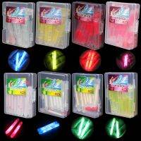 20pcs/Box 4.5*40mm Float Night Fishing Float For Carp Fishing Light Visibility Glowing Fluorescent  Luminous Lightstick  Lures  Baits