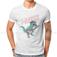 Bass Guitar Rock Music Crewneck Tshirts Funny T Rex Guitarist Classic Personalize Homme T Shirt Funny Clothing Size S-6Xl