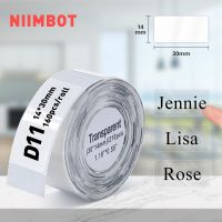 Niimbot Transaprent Label 14*30mm for Niimbot D11 D110 D101 Thermal Label Printer Transaprent Label Sticker Niimbot D11 Labeller
