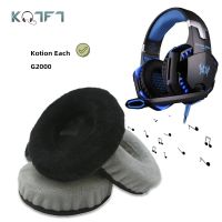 KQTFT 1 Pair of Velvet Replacement Ear Pads for Kotion Each G2000 G 2000 G 2000 Headset EarPads Earmuff Cover Cushion Cups