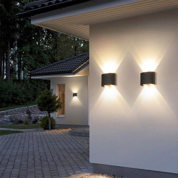 Lampu Dinding Taman Outdoor COB/ LED Wall Light Minimalis 2W 3W 4W 6W ...