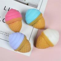 Durable And Durable Ice Cream Slow Rebound Tpr Vent Ball Pinch Le Stress Relief Toys Comfortable Touch 7.1*6cm Flexible Material