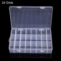 10/15/24 Grids Useful Jewelry Container Transparent Jewelry Organizer Box Wear resistant Small Earring Storage Box Portable