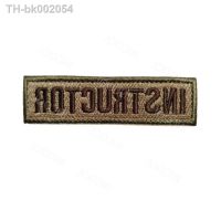 ✜ INSTRUCTOR Embroidery Patch Tactical Military Decorative Patches Combat Appliques Hook Loop Emblem Embroidered Badges