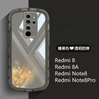 เคสโปร่งใสสำหรับ Redmi 8 Redmi 8A Redmi Note 8 Note 8Pro กันกระแทกป้องกันกล้องตกเคสด้านหลังเป็นซิลิโคนแบบนิ่ม