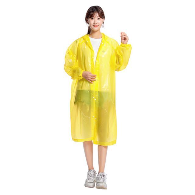เสื้อกันฝน-เนื้อผ้า-eva-กันน้ำได้-100-เสื้อกันฝนหนาๆ-ชุดกันฝน-ชุดคลุมกันฝน-ชุดคลุมกันฝุ่น-กันฝน-กันฝนกันแดด-ใส่ได้ทั้ง-หญิง-ชาย-คละสี