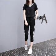 Set Bộ Cotton Lửng Trẻ Trung Siêu Hot Thời Trang SHINY SUNDAY WM QA 027
