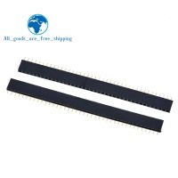 100PCS 2.54mm 40 Pin Stright Female Single Row Pin Header Strip PCB Connector