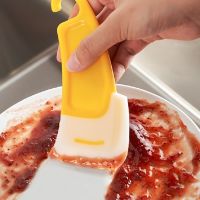 1PC Kitchen Cleaninng Scraper Silicone Kitchen Scrapper Cleaner Multi-function Baking Oli Cream Scraper Stove Dirt Cleaning Scra