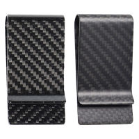 Car Auto Slim Carbon Fiber Men Fashion Card Holder Casual Minimalist Women Wallet Credit Card Money Holder Bill Clip