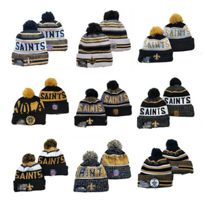 Football Sport New Orleans City Beanie Embroidery Rugby Saints Team Knitted Hats Women Men Winter Cap Warm Baggy Beanies Knit