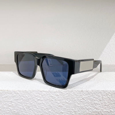 original Women men Sunglasses Acetate Square Black Sunglasses R Vintage Colored man Sunglases Aesthetic Trendy Sun Glasses