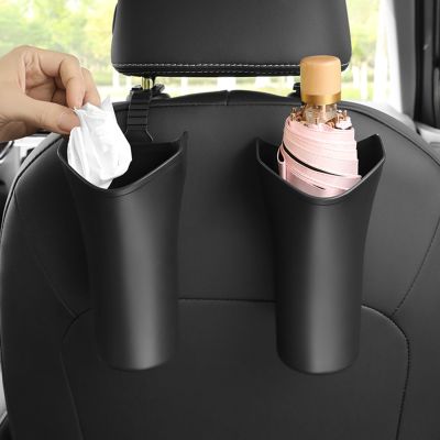 【CC】 Car Umbrella Storage Saving Rack Holder Backseat Cup Garbage Can