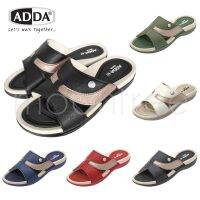 ?ADDA 62M18 รองเท้าแตะลำลอง รองเท้าผู้หญิง ทรง ใส่สบาย พื้นนุ่ม ไม่ลื่น ไซส์ 4-7 สี ดำ ครีม น้ำตาล แดง moontree