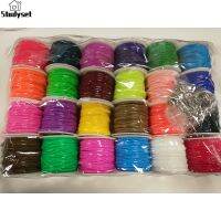 Studyset IN stock 24pcs 20m Lacing Cord Kit Colorful Bracelet Cord For Diy Jewelry Bracelets Necklaces Key Chains Makingn