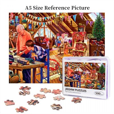 Mist Bride Wooden Jigsaw Puzzle 500 Pieces Educational Toy Painting Art Decor Decompression toys 500pcs