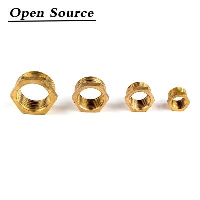 Brass Hose Fitting Hex Reducer Bushing M/F 1/8" 1/4" 3/8" 1/2" 3/4" 1" BSP Male to Female change Coupler Connector Adapter Watering Systems Garden Hos