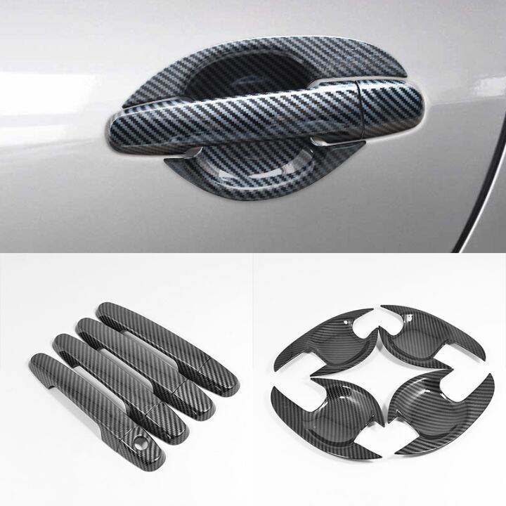 Xuming for TOYOTA VIOS 20022006 Carbon Fiber Pattern Car Door Handle