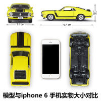 Welly 1:24 1970 Ford Mustang Boss 302เลียนแบบรถรุ่นผลิตภัณฑ์สำเร็จรูปของเล่นของสะสมอุปกรณ์เสริม