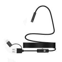 【❁】 Hayas Super Store 3 In 1แม่เหล็กกล้อง Endoscope USB Type C IP68กันน้ำกล้องวิดีโอขนาดเล็กที่มี6ปรับ Led สำหรับโทรศัพท์พีซี