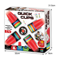 Quick Cups เกมเรียงแก้วสี ตามการ์ดสำหรับเด็ก เกมเรียงแก้วสแต็ค Stack ของเล่นเสริมพัฒนาการ เกมเสริมทักษะ speed cups