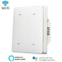 【DT】hot！ Lonsonho WiFi Tuya Smartlife 220V Press Wall Switches Compatible Yandex