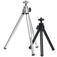 Mini Flexible Tripod 2 Section Stand Holder for Projector Camera Aluminum Alloy Desktop Tripod for Mobile Phone Selfie Sticks