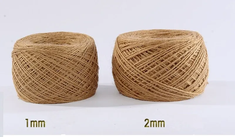 14mm Hand-woven Hemp Rope Diy Photo Wall Retro Fence Decorative