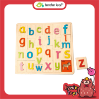 Tender Leaf Toys ของเล่นไม้ ของเล่นเสริมพัฒนาการ บอร์ดรูปภาพ A-Z Alphabet Pictures