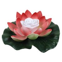 Lotus Floating Pool Lights Waterproof Night Light For Pond Artificial Lotus Shape Floating Pond Garden Pool LED Night Light