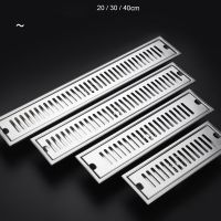 1PCS 304 Stainless Steel Shower Floor Drain Long Linear Deodorant Drainage Strainer Cover For Hotel Bathroom Kitchen Essories