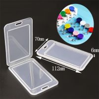 hot！【DT】◊☏  1pcs Transparent Card Holder Student Bus Cover Retractable Badge Men Business Credit Cards Bank ID