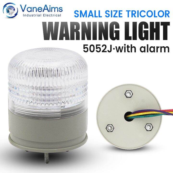 Multicolor indicator flashes traffic signal warning light LED red