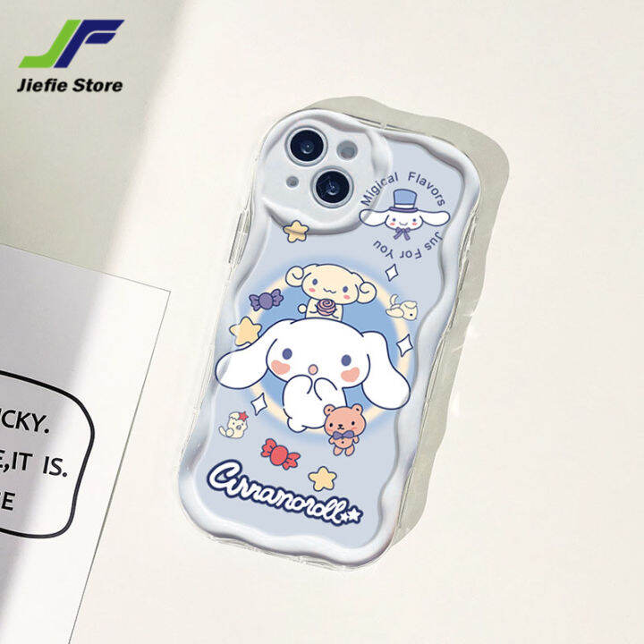 เคสโทรศัพท์การ์ตูนรูปสุนัขน่ารักดีไซน์ใหม่-jiefie-สำหรับ-oppo-a15-a15s-a16-a16k-a16e-a17-a17k-a36-a76-a96-a5-a9-a3s-a12e-a52-a92ครีมขอบคลื่น-tpu-เคสป้องกันแรงกระเทือน