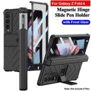 CAPA Cho Samsung Galaxy Z Gấp 4 Fold4 5G Trường Hợp Từ Bản Lề Trượt rãnh