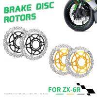 1 Pair Motorcycle CNC Front Brake Disc Brake Rotors For Kawasaki Ninja ZX6R ZX10R ZX14R ZG1400 ZZR 1400