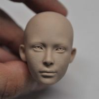 16 Scale Asian Beauty Girl Jill Unpainted Head Model For 12Action Figures Body DIY