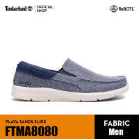 Timberland_ Mens skape Park SLIP-ons ผ้าใบสีน้ำเงินเข้ม + Sailing Shoes รองเท้าผู้ชาย (FTMA8080)