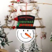 New Christmas Decorations Creative Old Man Countdown Wall Calendar Printing Santa Claus Wall Calendar Christmas Decoration