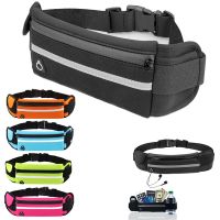 Outdoor Sports Running Bag Mini Fanny Pack for Men Women Portable USB Earphone Waist Bag waterproof Phone Belt Case