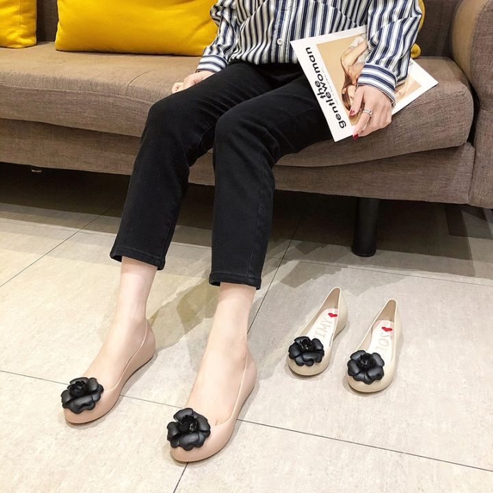 increased-within-the-female-flat-sandals-wedges-jelly-shoes-plastic-han-edition-bow-low-solid-contracted-for-cross-border-single