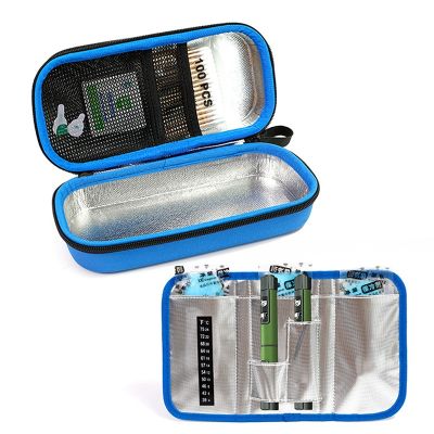 [ELEGANT] อินซูลิน Pen Medical Cooler กระเป๋ายาเบาหวานอินซูลิน Case Cooling Storage Protector Pill Box Termica อลูมิเนียมฟอยล์ถุงน้ำแข็ง