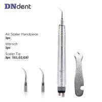 ทันตกรรม AS2000 Air Scaler Borden2hole Midwest 4หลุม3เคล็ดลับ Air Scaler Handpiece พร้อม G1 G2 G3 Scaling ปากกาไวท์เทนนิ่ง