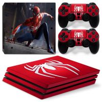 (MQ สไตล์ใหม่) สติกเกอร์มาร์เวลสไปเดอร์แมน Venom Skin สำหรับ PS4 Pro Console And 2คอนโทรลเลอร์ Decal Cover เคสและฝาครอบ