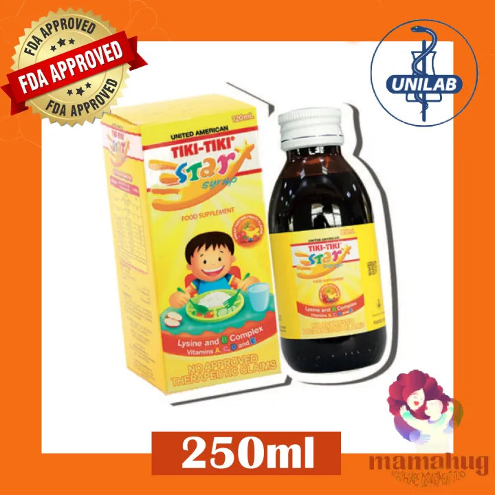 Tiki tiki Syrup Multivitamins+ Lysine for kids 120ml | Lazada PH